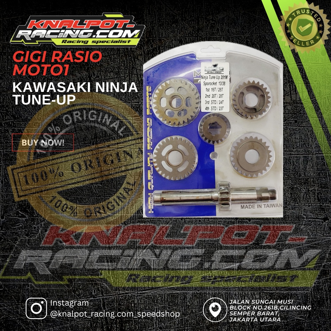 GIGI RASIO MOTO1 NINJA TUNE-UP